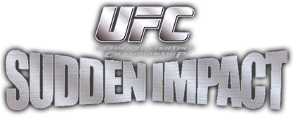 UFC Sudden Impact title screen for Playstation 2